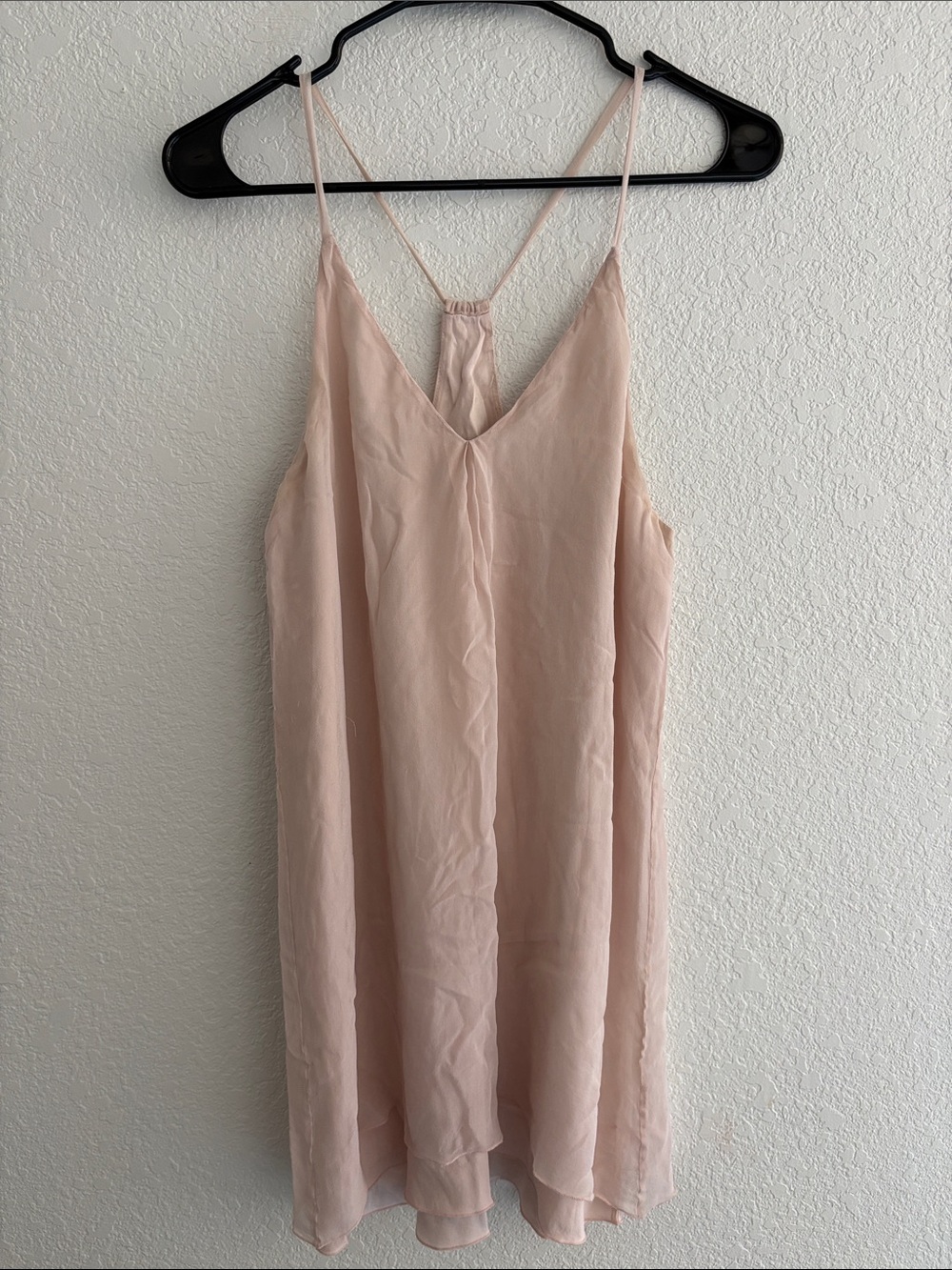 Alice + Olive Light Pink Silk Dress